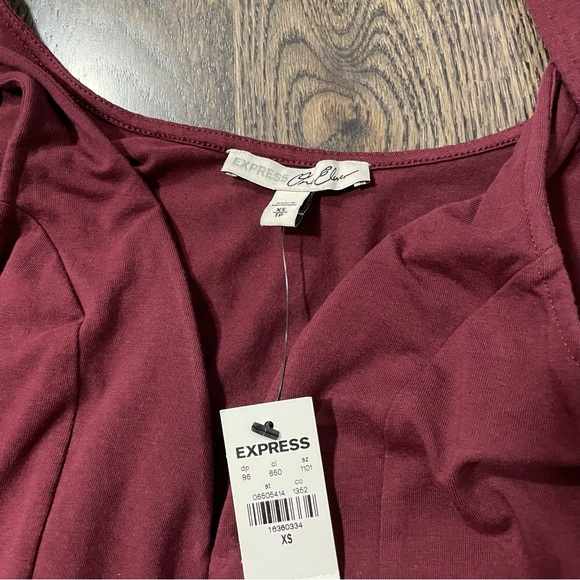 Express One Eleven V-Wire Thong Bodysuit - Picture 2 of 7